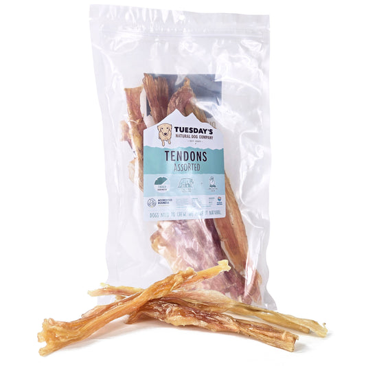 Extra Large Assorted Beef Tendons - 5 Pack- EACH Pack