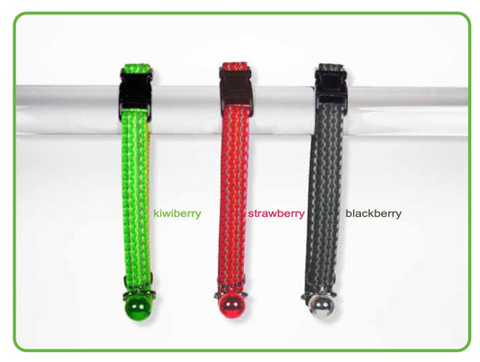 Cat Collar - Haight Ashberry Repurposed & Reflective
