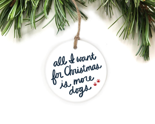 More Dogs Ornament
