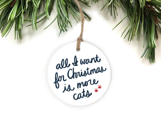 More Cats Ornament