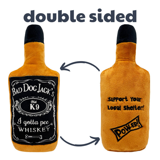 Bad Dog Jack's Whiskey Dog Toy (Double Sided)