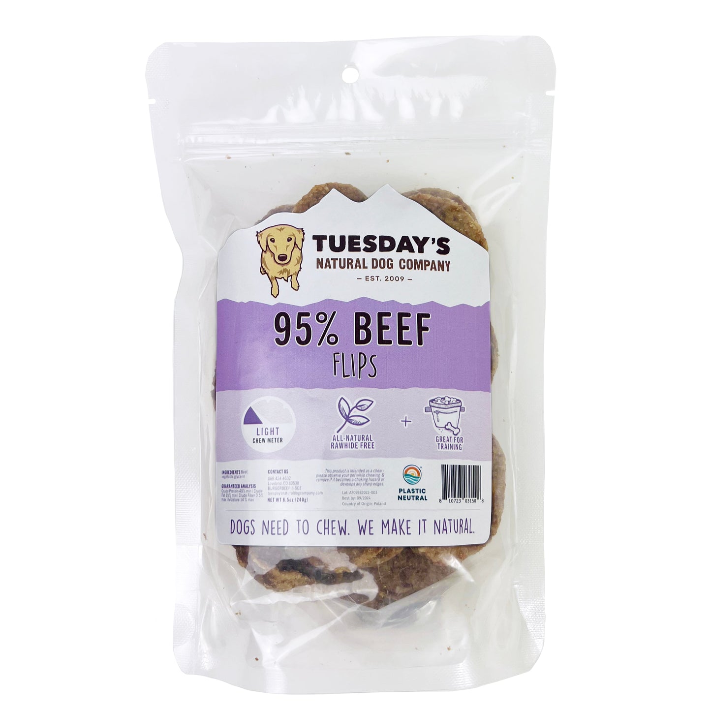 95% Beef Flips - 8.5 oz- EACH