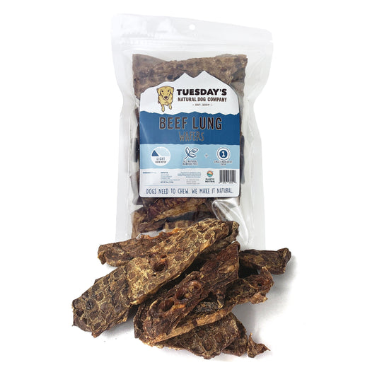 Beef Lung Wafers - 4 oz- EACH