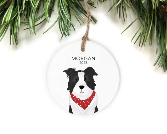 Border Collie Ornament