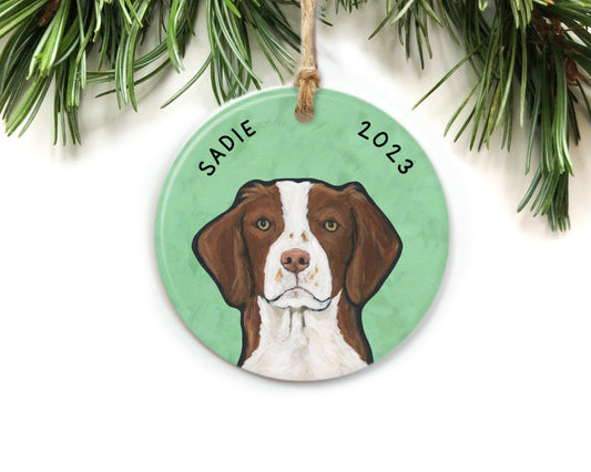 Brittany Spaniel Ornament