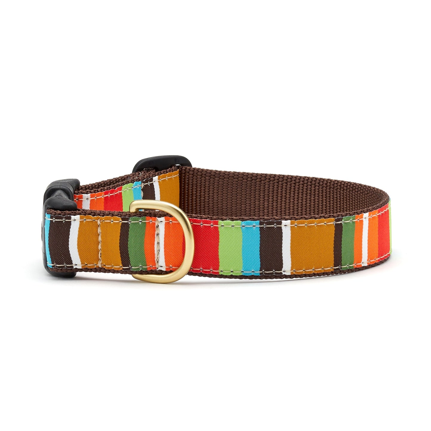 Brown Stripe Dog Collar