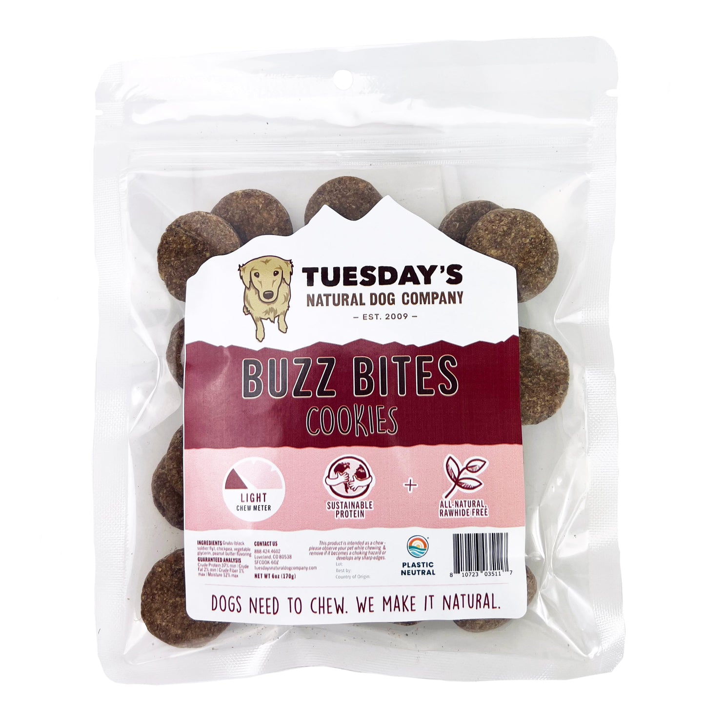 Buzz Bites Cookies - 6 oz- EACH