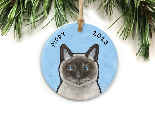 Siamese Cat Ornament