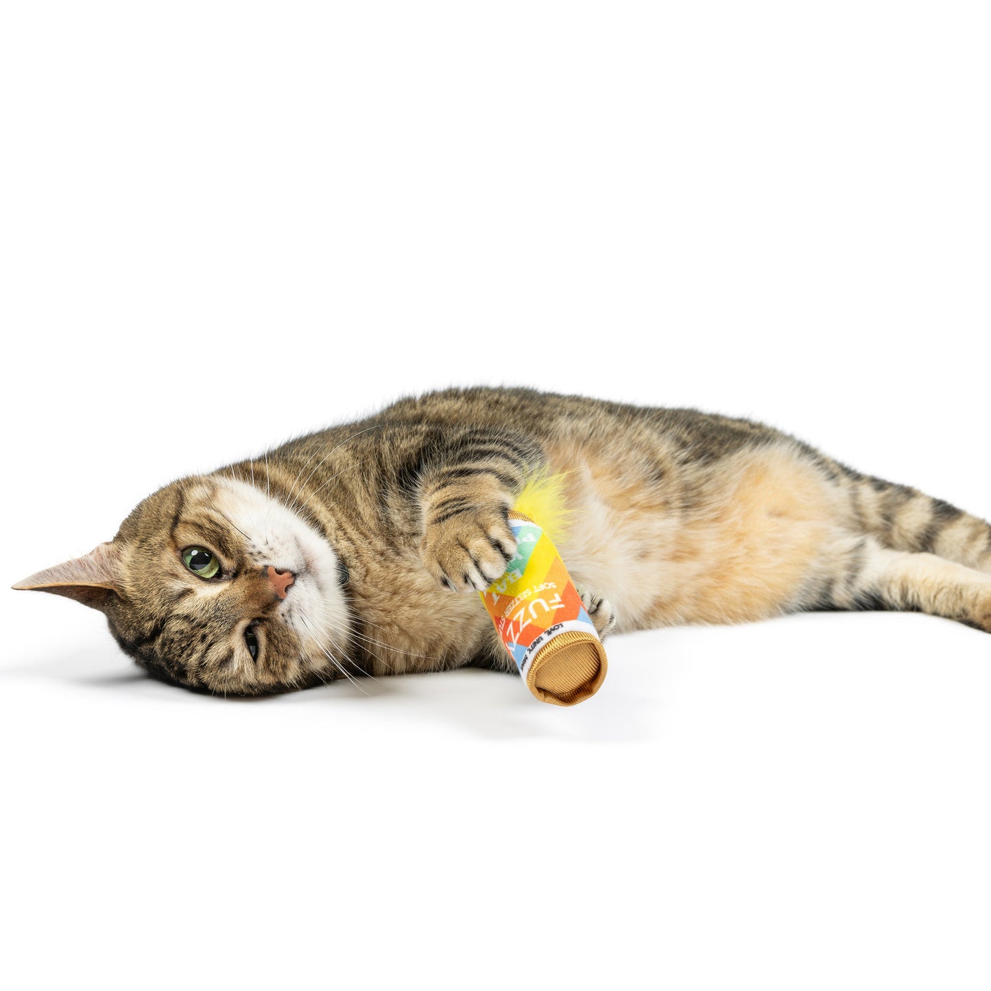 Fuzzy Soft Seltzer Cat Toy - 30% Off