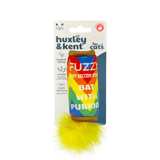 Fuzzy Soft Seltzer Cat Toy - 30% Off