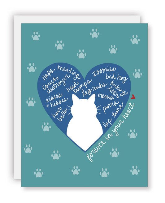 Cat Loss Sympathy Card (Pack of 6)