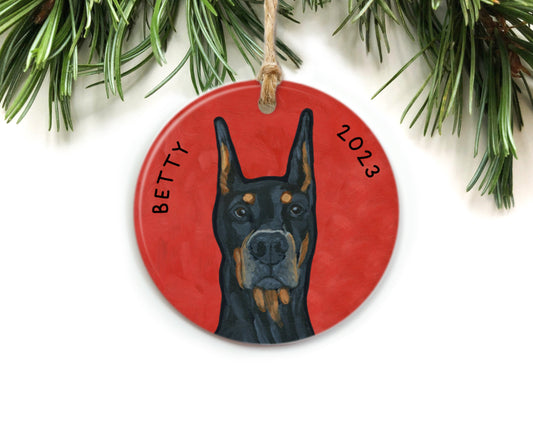 Doberman Ornament