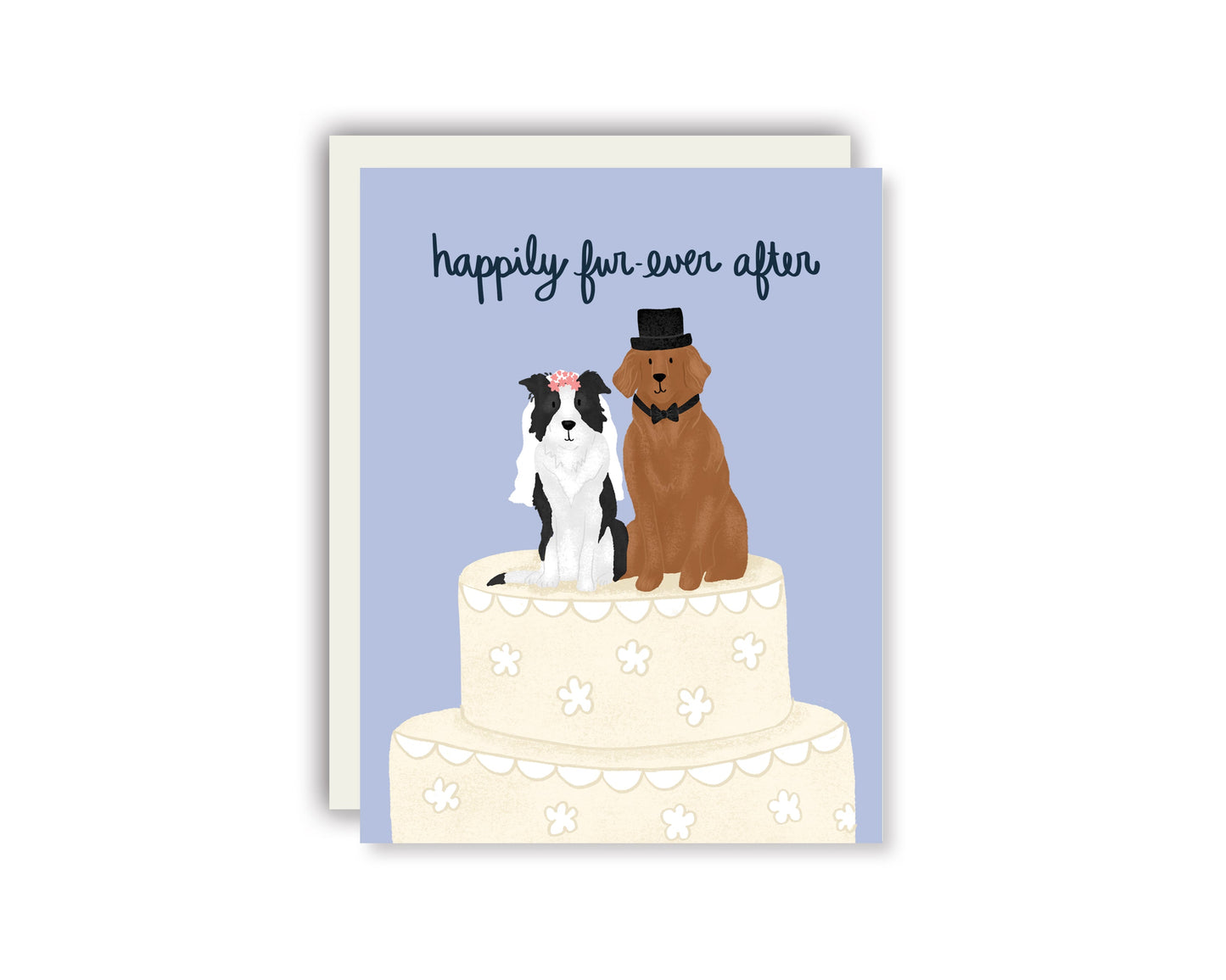 Dog Wedding Card (Pack of 6)
