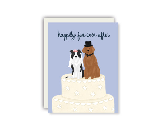 Dog Wedding Card (Pack of 6)