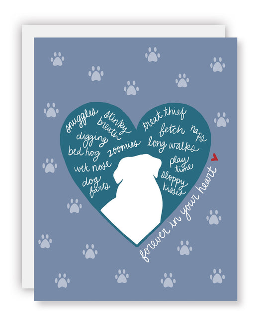 Dog Loss Sympathy Card (Pack of 6)