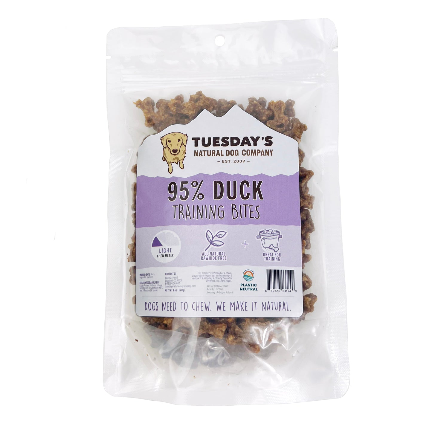 95% Duck Training Bites - 6 oz - EACH