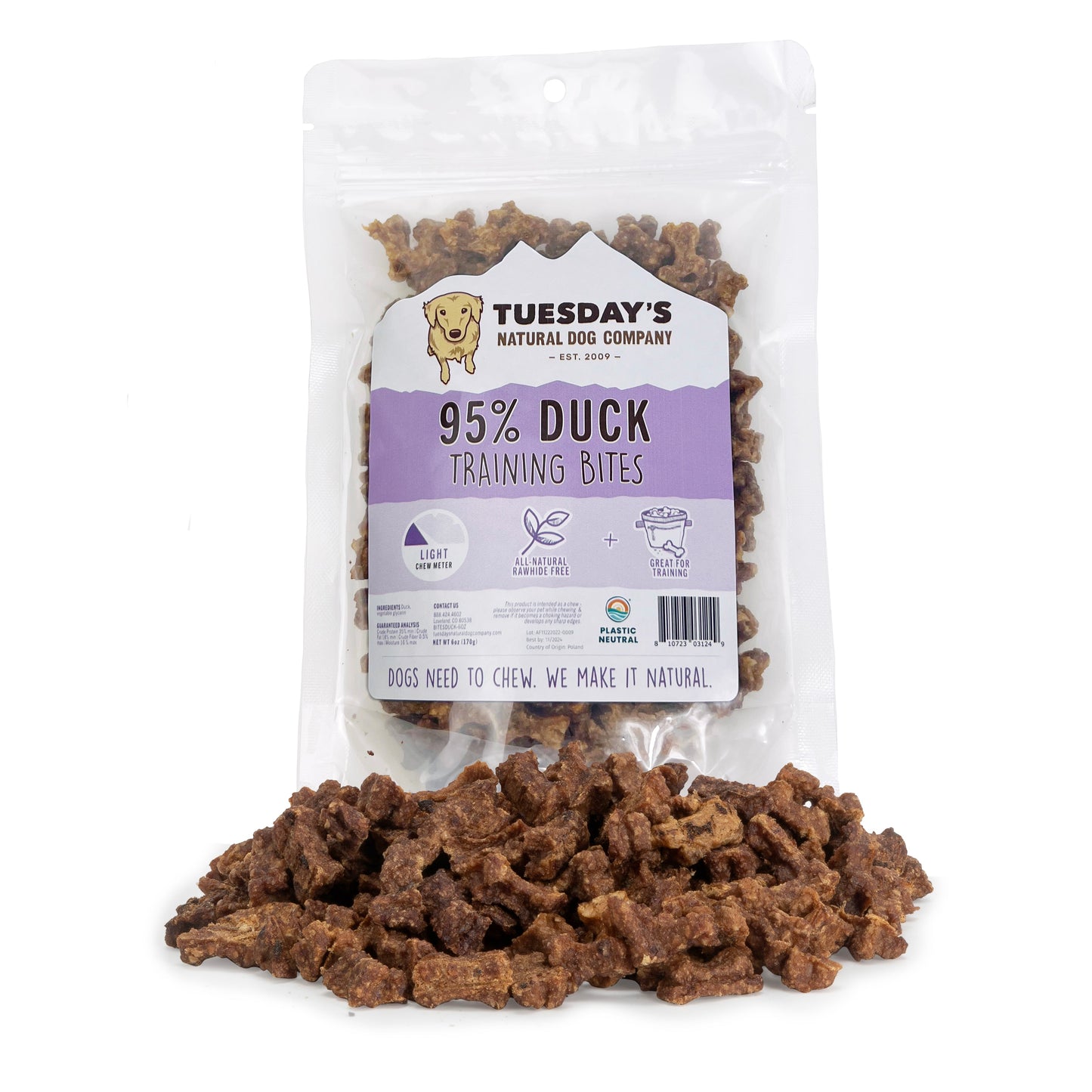 95% Duck Training Bites - 6 oz - EACH
