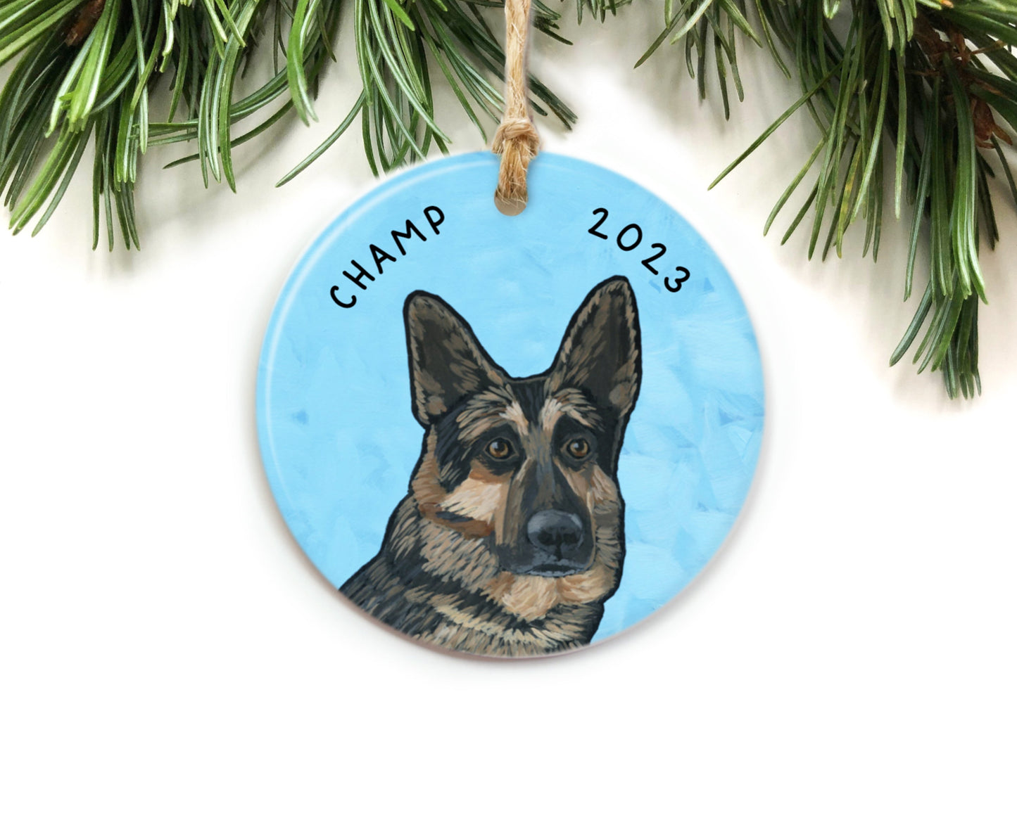 German Shepherd Ornament