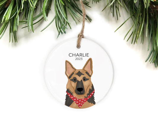 German Shepherd Ornament