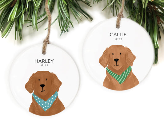Golden Retriever Ornament