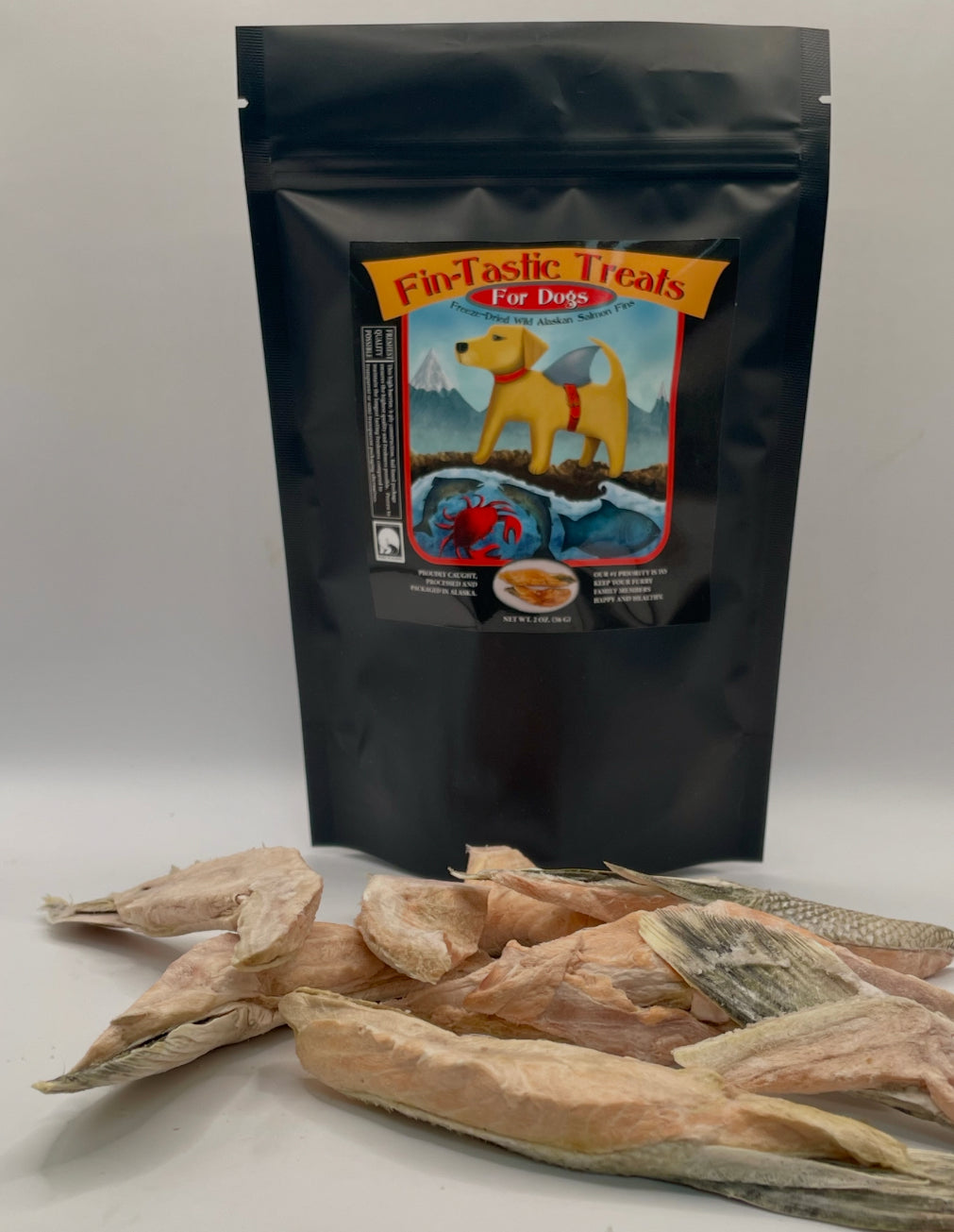 Freeze Dried Salmon Fins
