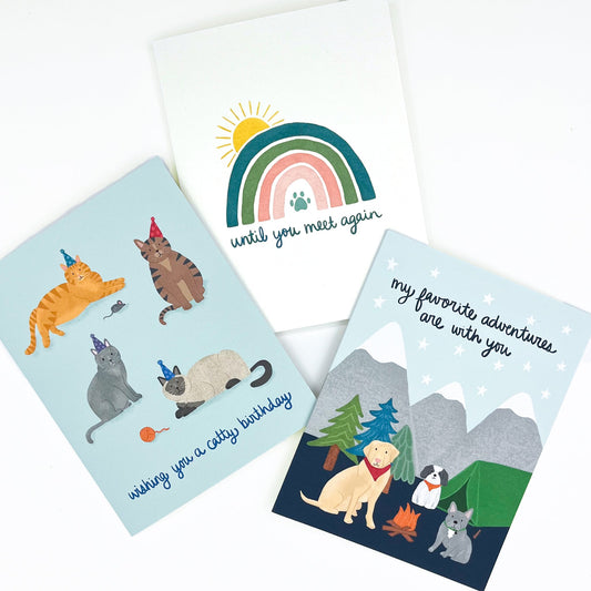 Rainbow Bridge Sympathy Card (Pack of 6)