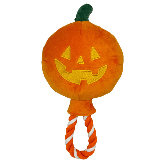 Jack O Lantern Safety Pop Dog Toy