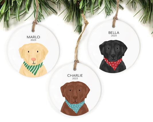 Lab Ornament