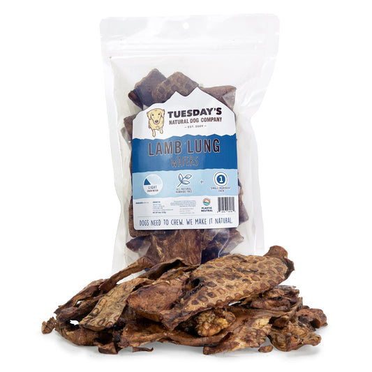 Lamb Lung Wafers - 4 oz- EACH
