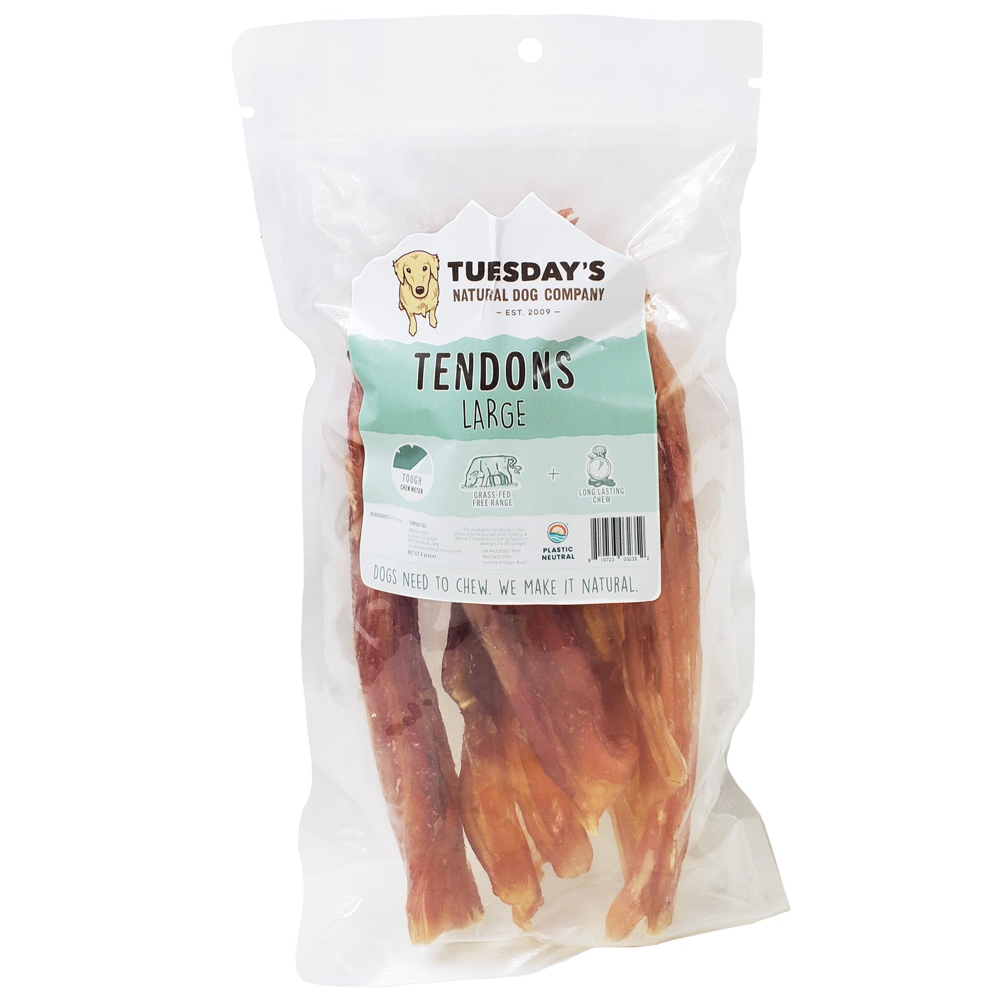 Large Beef Tendons - 5 Pack- EACH