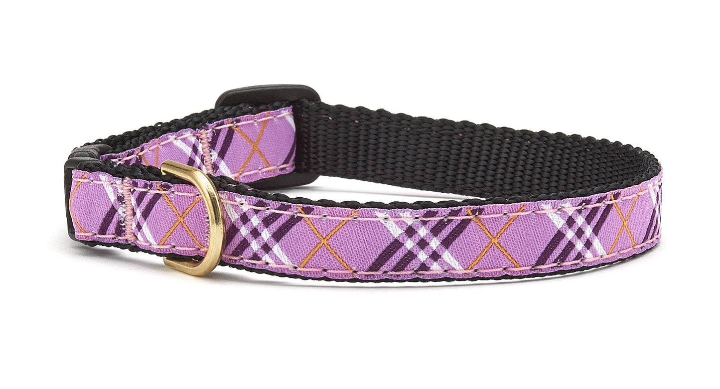 Lavender Lattice Small Breed Dog Collar