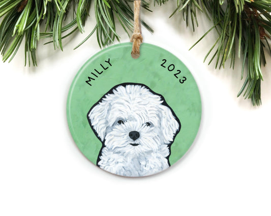 Maltese Ornament