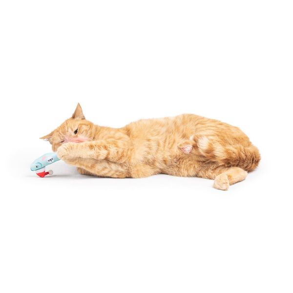 Merry Fishmas Sardine Mint Cat Toy