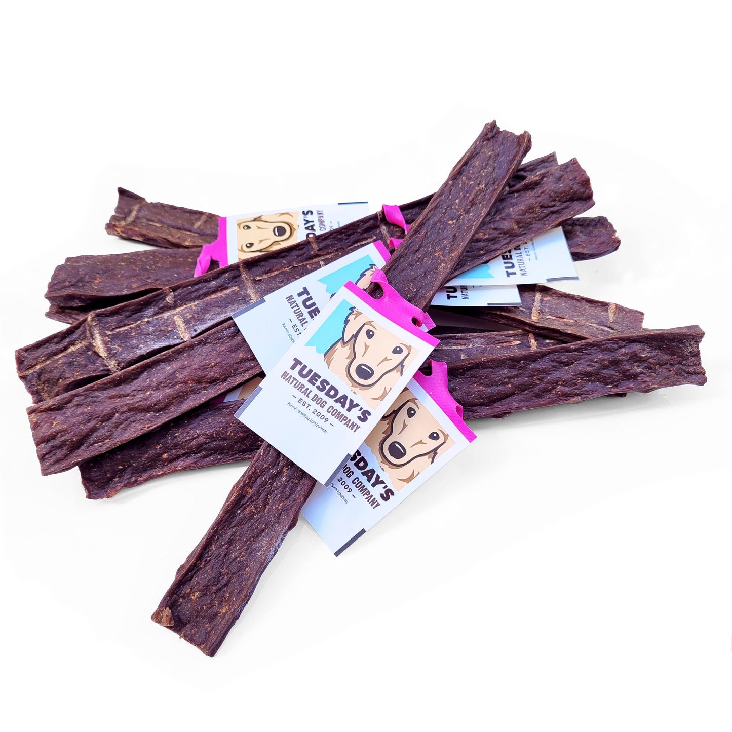 Ostrich Flattie Sticks (Bulk)- Pack of 25