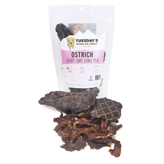 Ostrich Organ (Heart & Lung) Mix - 4 oz- EACH