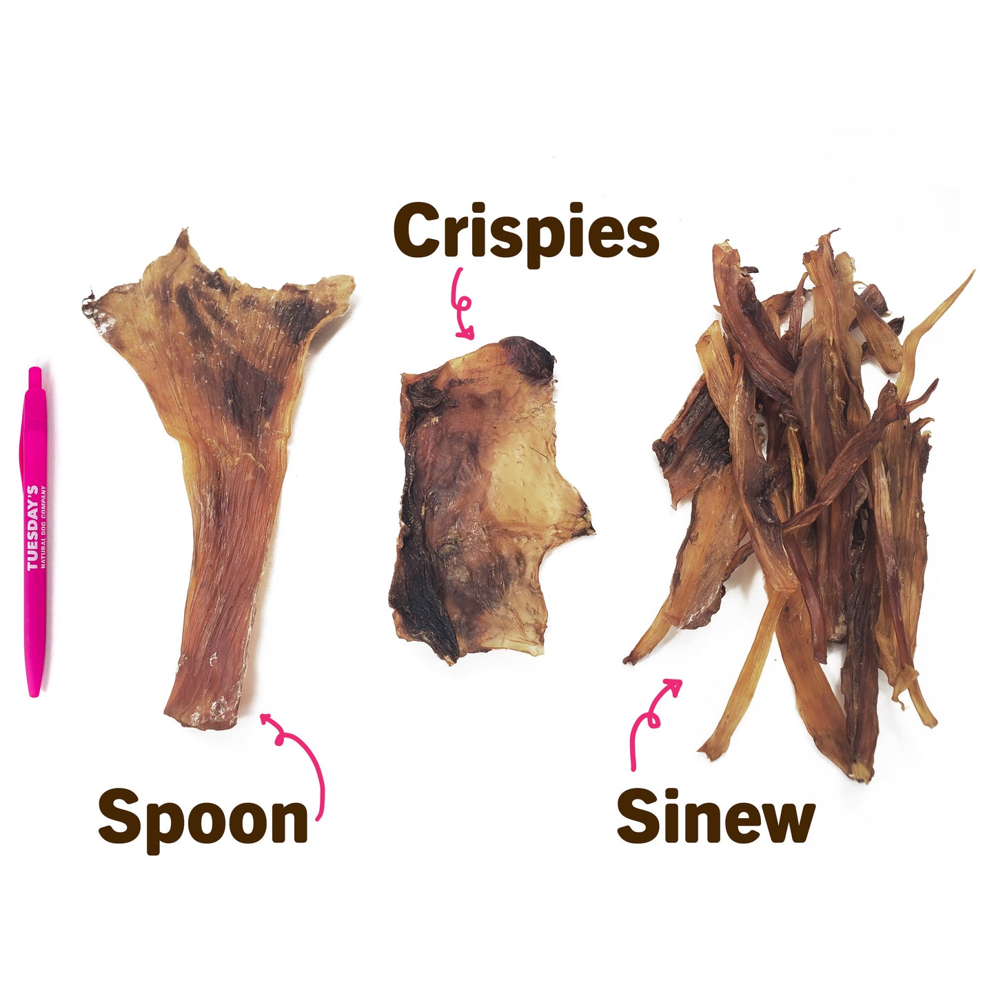 Ostrich Tendon Mix - 6 oz- EACH