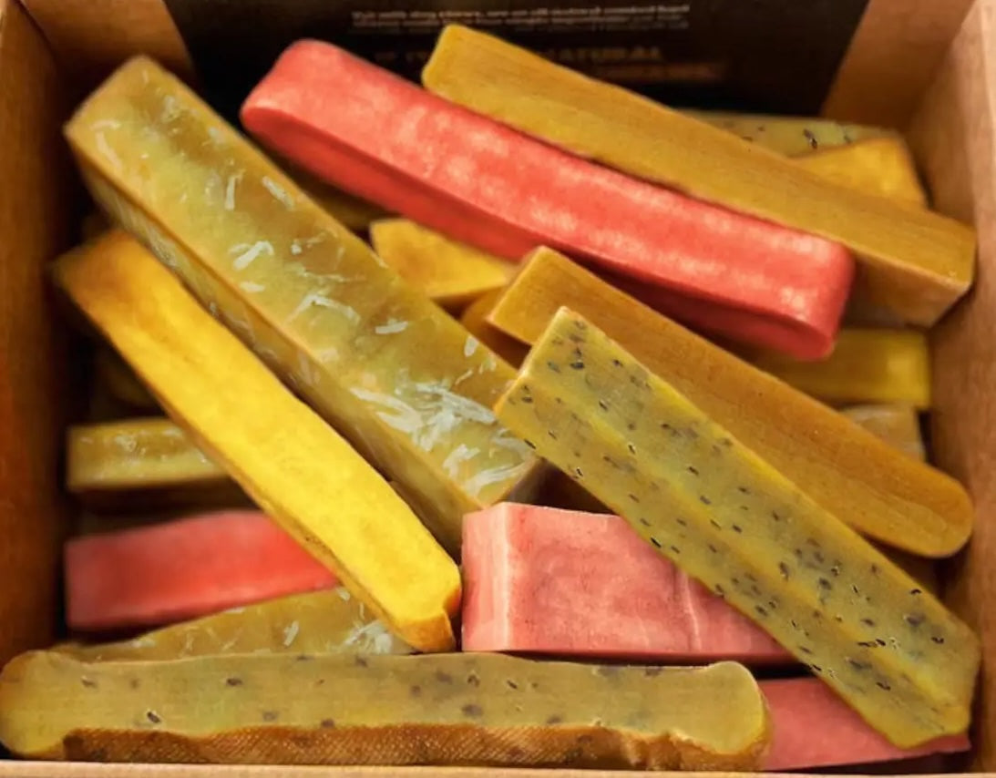 YAK MILK ASSORTED FLAVORED CHEWS- 5# BOXES