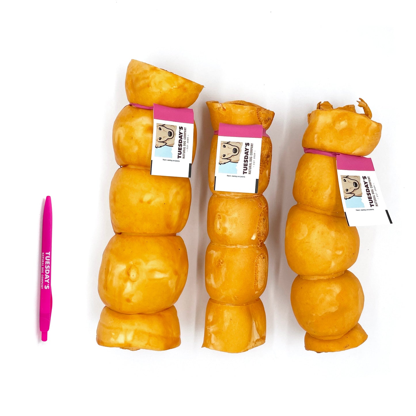 10-12" Peanut Butter Basted Cheek Roll (Bulk)- Pack of 10
