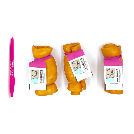 Mini Peanut Butter Basted Cheek Roll (Bulk)- Pack of 25
