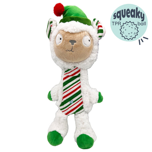 Slappies® Peppermint Llama Dog Toy