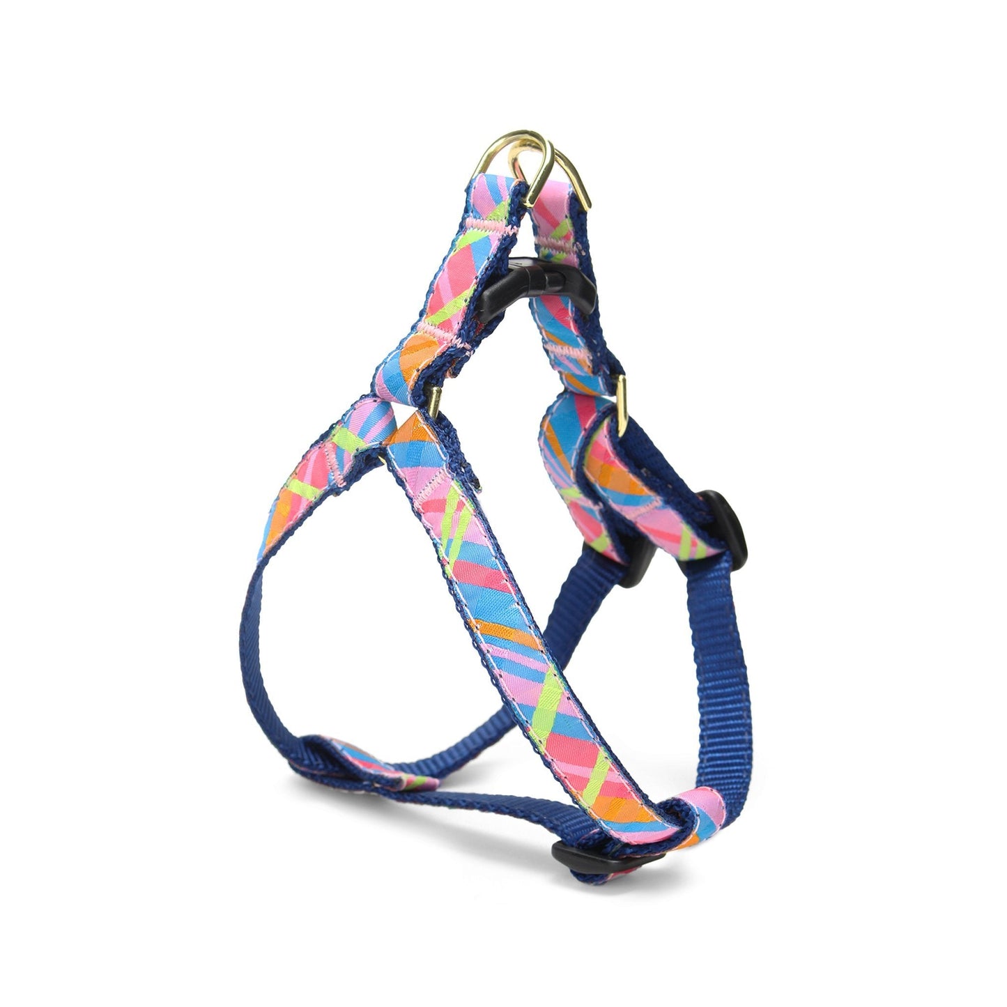 Pink Madras Small Breed Dog Harness