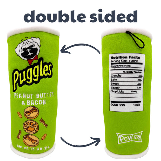 Puggles Can Dog Toy (Double Sided)
