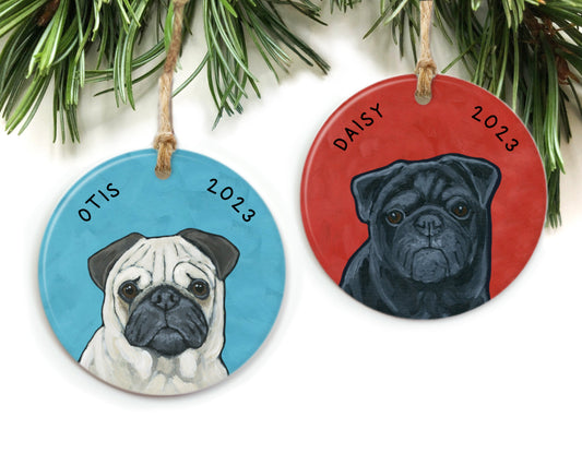 Pug Ornament