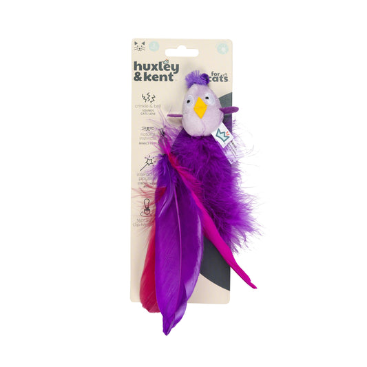 Purple Birdy Feather Teasers 2pk Refill Cat Toy