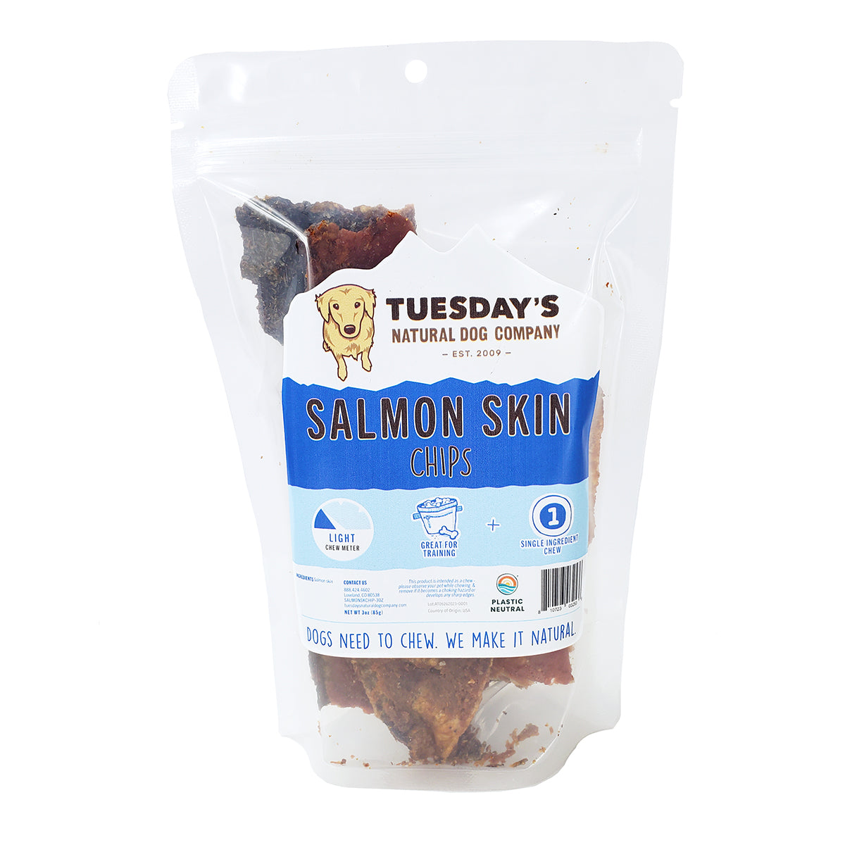 Salmon Skin Chips - 3 oz- EACH