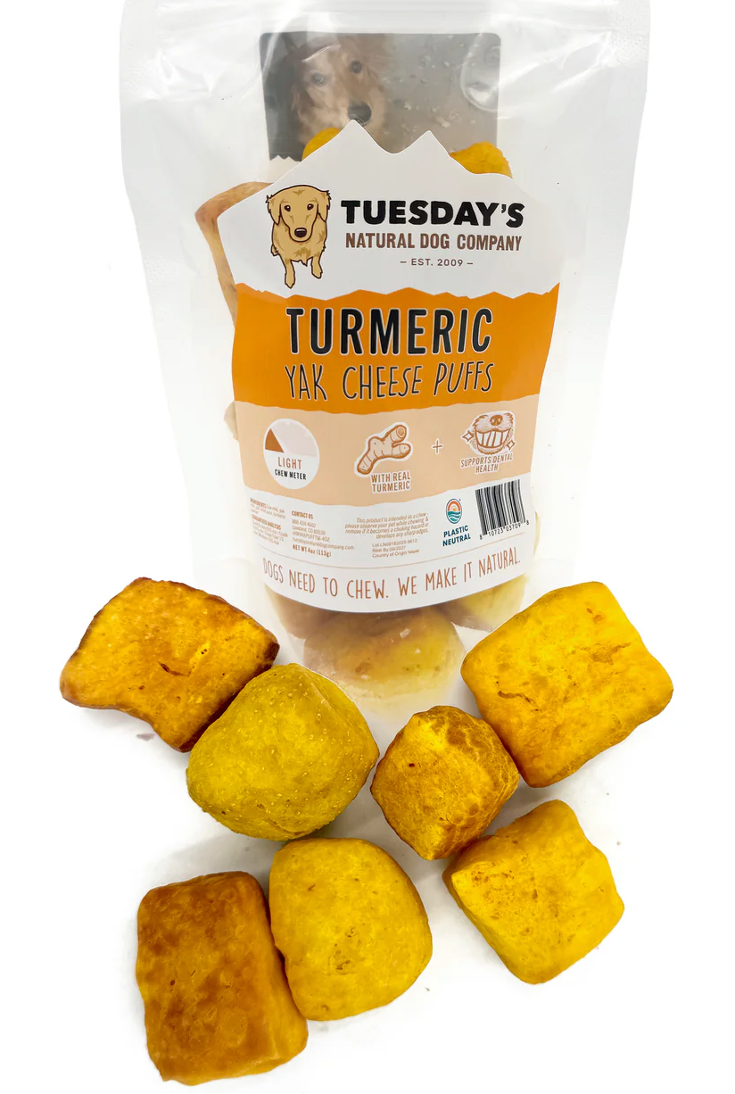 Tumeric Yak Cheese Puffs- Each