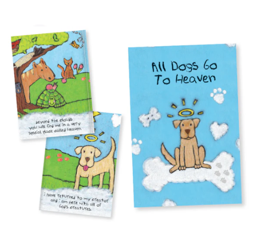 Sympathy Book - Paw Prints in Heaven