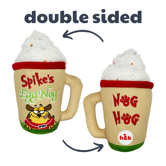 Spike's Egg Nog Dog Toy (Double Sided)