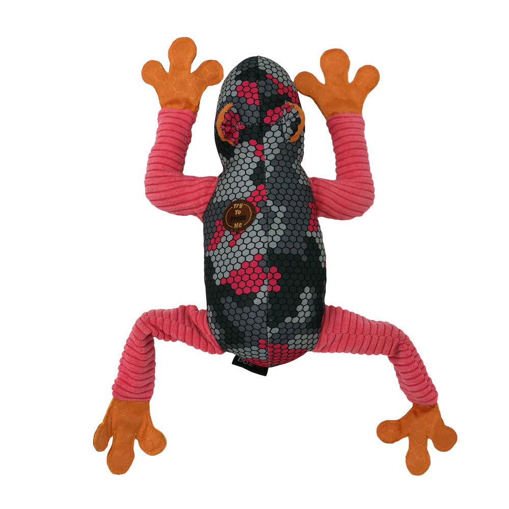 14" Frog with Moving Legs Animal Dog Toy