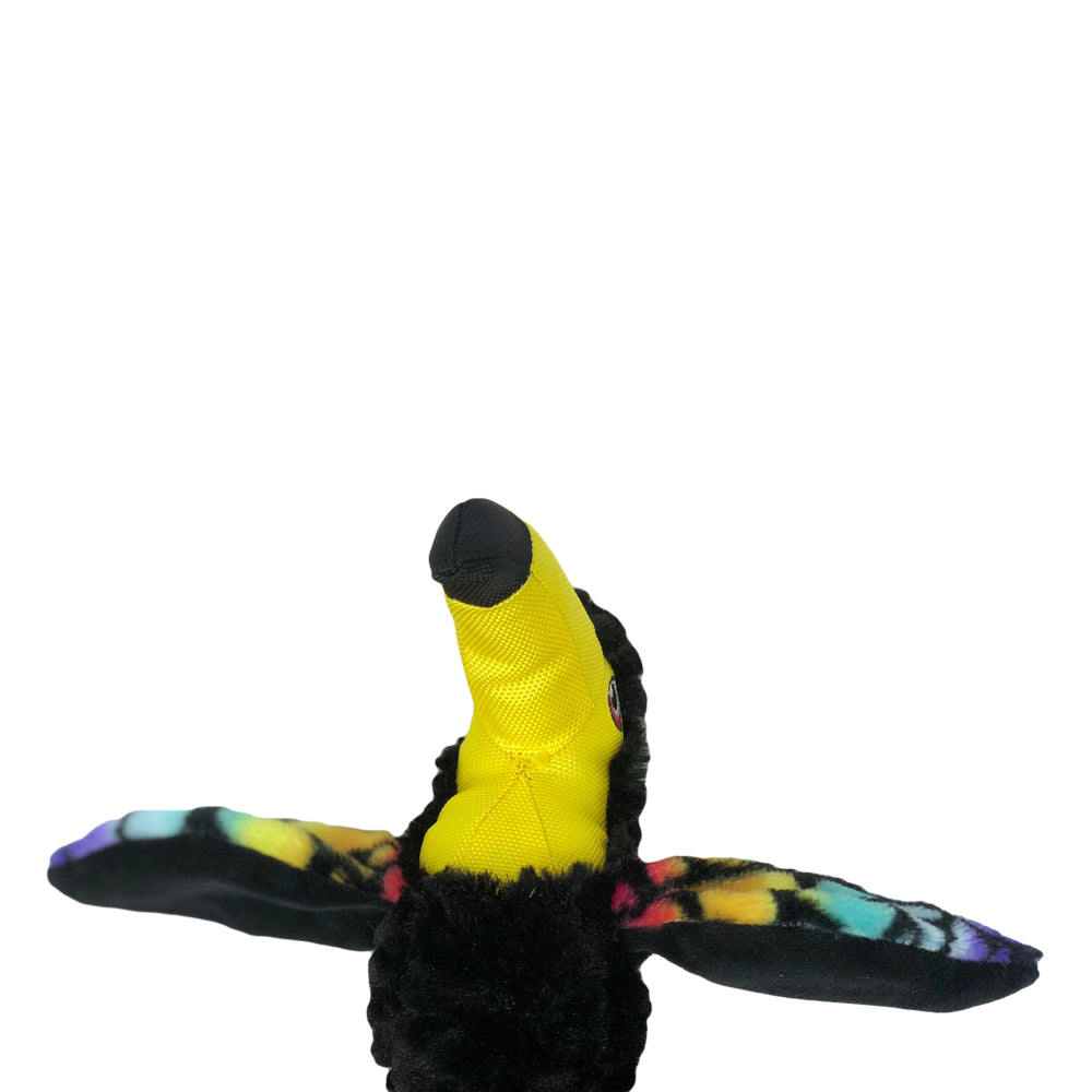 14" Toucan with Moving Wings Animal Dog Toy
